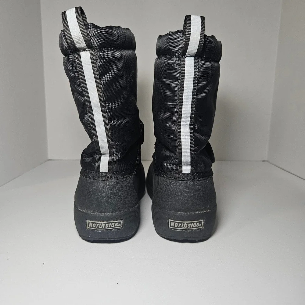 Northside Snow Boots Frosty Black Insulated Thinsulate Waterproof Size 12 Winter